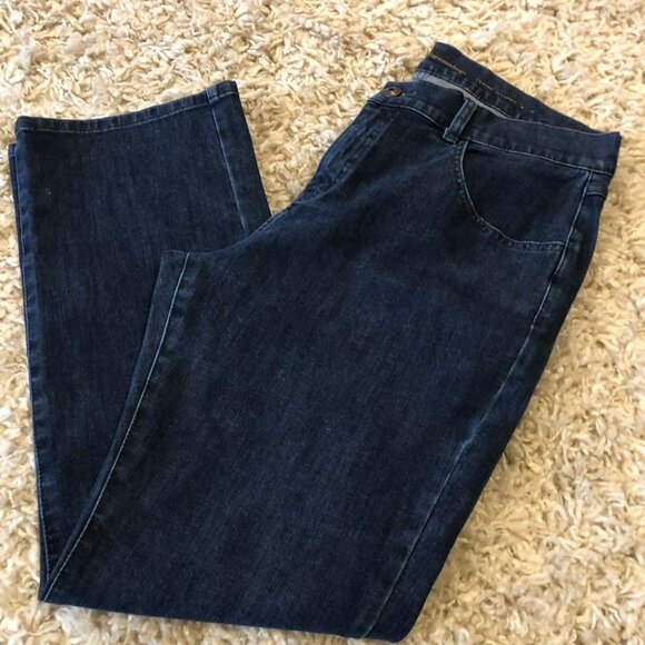 Soft Surroundings Women's Sz 14P Jeans Comfort Waist Casual Wear - Picture 1 of 8
